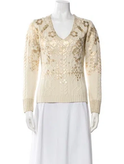 Pre-owned Just Cavalli Vintage 2000's Sweater In Neutral