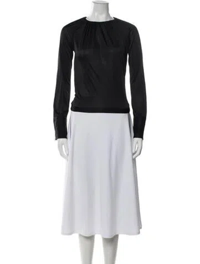 Pre-owned Just Cavalli Vintage 2003 Top In Black