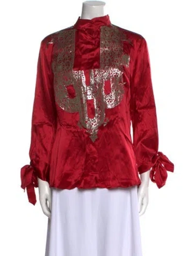 Pre-owned Just Cavalli Vintage 2005 Blouse In Multi
