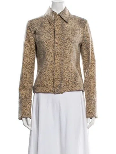 Pre-owned Just Cavalli Vintage 2005 Evening Jacket In Brown