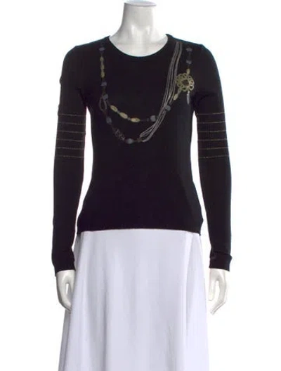 Pre-owned Just Cavalli Vintage 2005 Sweater In Black