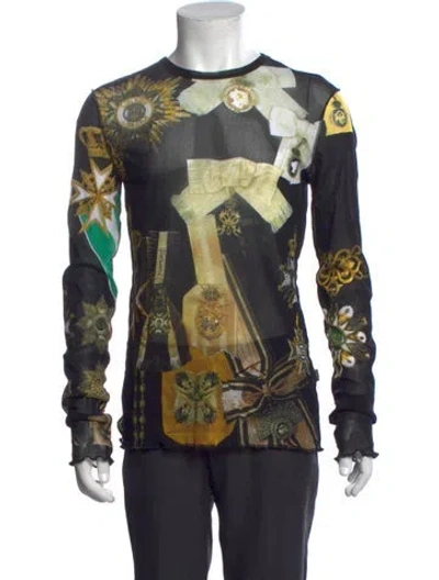 Pre-owned Just Cavalli Vintage 2005 T-shirt W/ Tags In Black