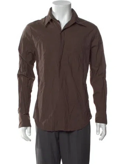 Pre-owned Just Cavalli Vintage 2006 Shirt W/ Tags In Brown