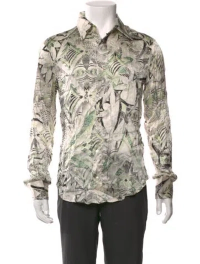 Pre-owned Just Cavalli Vintage 2006 Shirt W/ Tags In Neutral