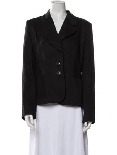 Pre-owned Just Cavalli Vintage 2007 Blazer In Black