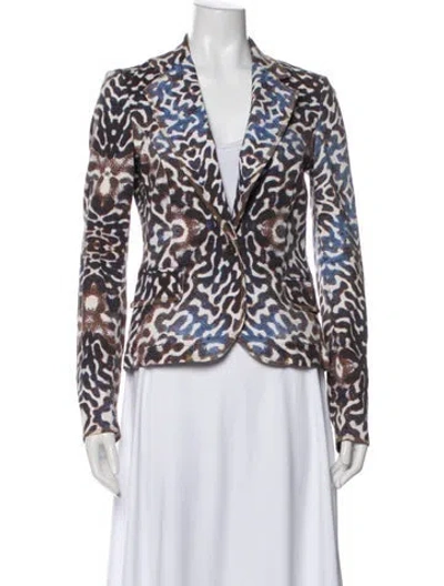 Pre-owned Just Cavalli Vintage 2007 Blazer In Blue