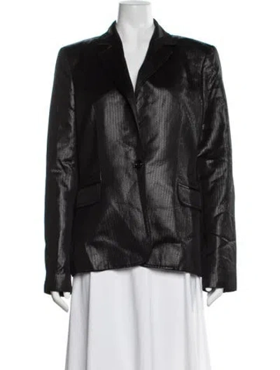Pre-owned Just Cavalli Vintage 2008 Blazer In Black