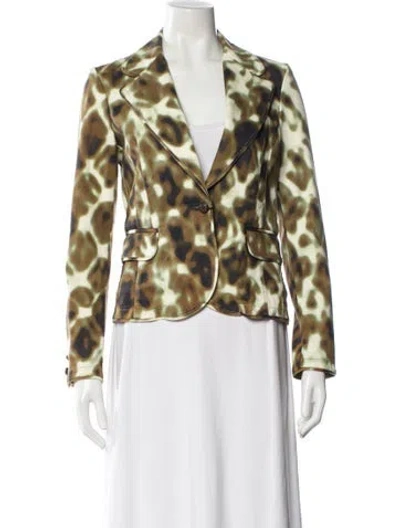 Pre-owned Just Cavalli Vintage 2008 Blazer In Brown