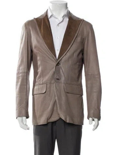 Pre-owned Just Cavalli Vintage 2008 Blazer In Gray