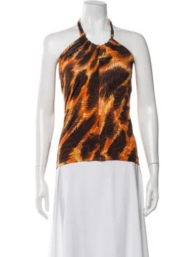 Pre-owned Just Cavalli Vintage 2008 Top In Multi