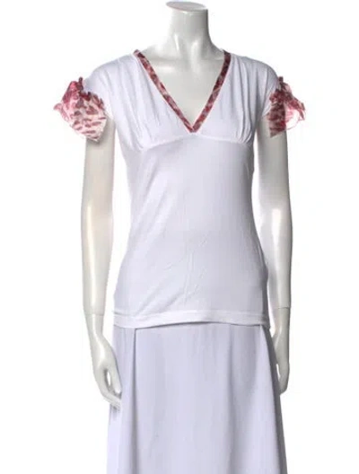 Pre-owned Just Cavalli Vintage 2009 Blouse In White
