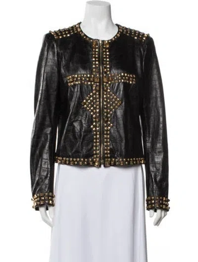 Pre-owned Just Cavalli Vintage 2010 Jacket In Black
