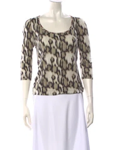 Pre-owned Just Cavalli Vintage 2010 Top In Gray