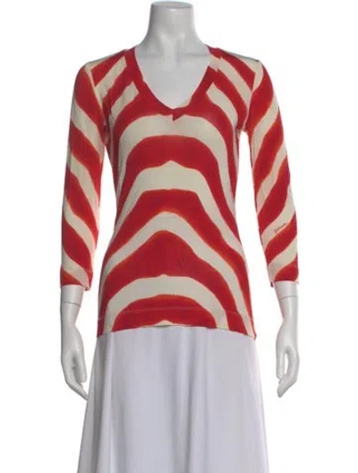Pre-owned Just Cavalli Vintage 2011 Top In Red