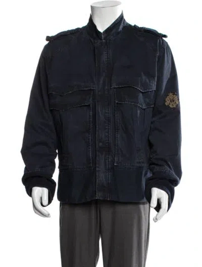 Pre-owned Just Cavalli Vintage 2011 Utility Jacket In Blue