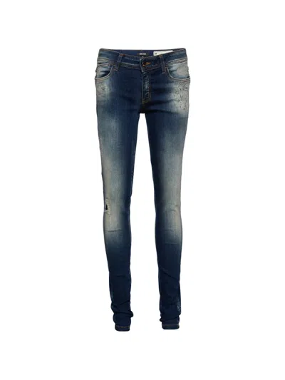 Pre-owned Just Cavalli Vintage Distressed Jeans In Blue
