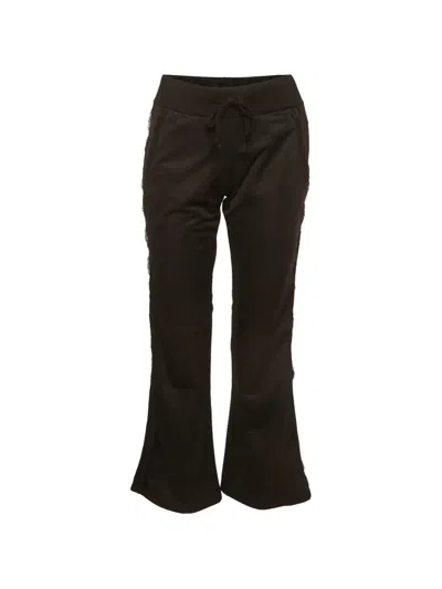 Pre-owned Just Cavalli Vintage Drawstring Flared Trousers In Black