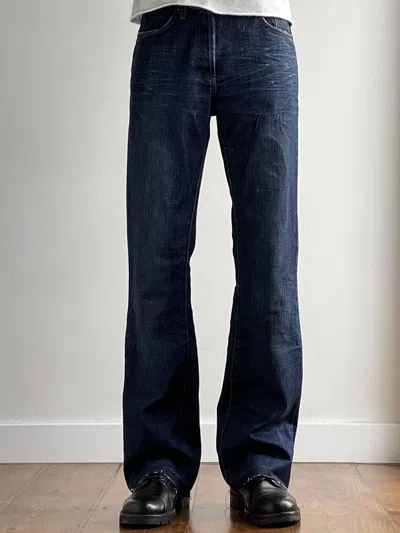Pre-owned Just Cavalli Vintage  Flared Denim Jeans In Blue
