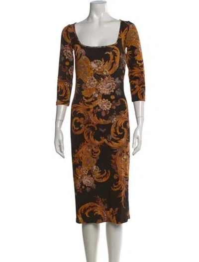Pre-owned Just Cavalli Vintage Knee-length Dress In Black