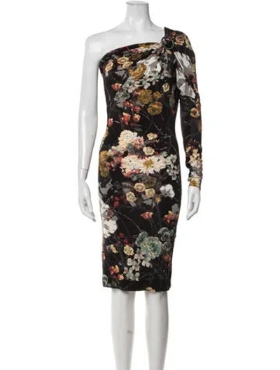 Pre-owned Just Cavalli Vintage Knee-length Dress In Black