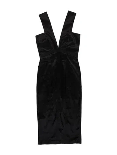 Pre-owned Just Cavalli Vintage Knee-length Dress In Black