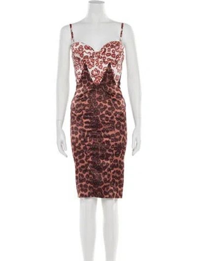 Pre-owned Just Cavalli Vintage Knee-length Dress In Multi