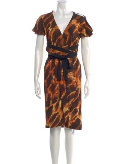 Pre-owned Just Cavalli Vintage Knee-length Dress In Multi