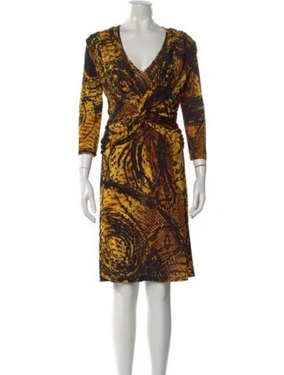 Pre-owned Just Cavalli Vintage Knee-length Dress In Multi