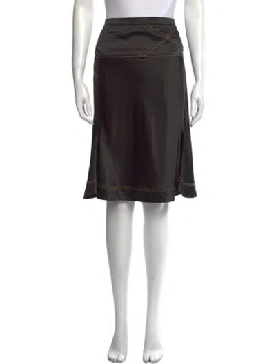 Pre-owned Just Cavalli Vintage Knee-length Skirt In Black