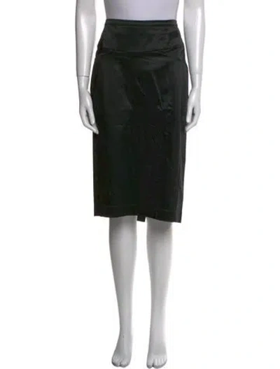 Pre-owned Just Cavalli Vintage Knee-length Skirt In Black