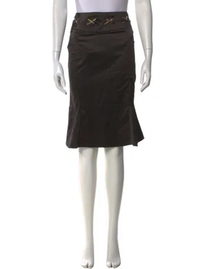 Pre-owned Just Cavalli Vintage Knee-length Skirt In Black
