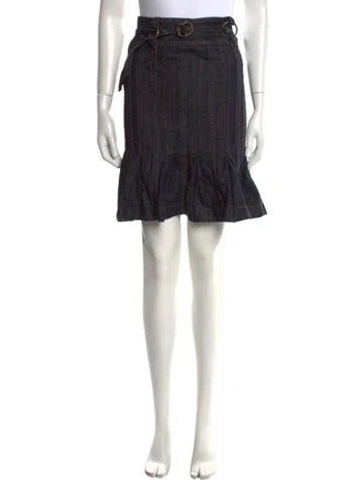 Pre-owned Just Cavalli Vintage Knee-length Skirt In Blue