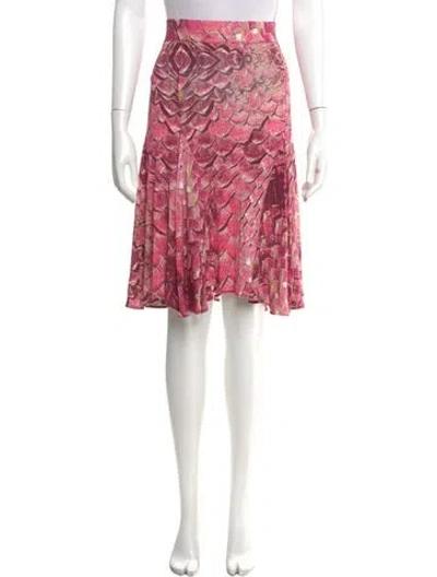 Pre-owned Just Cavalli Vintage Knee-length Skirt In Pink