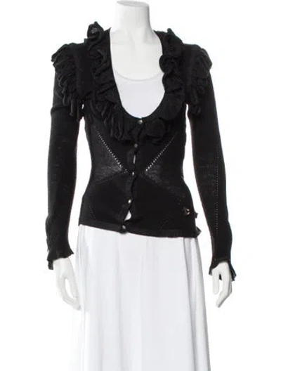 Pre-owned Just Cavalli Vintage Late 2000's - Early 2010's Sweater In Black