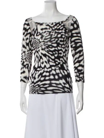 Pre-owned Just Cavalli Vintage Late 2000's - Early 2010's Top In Black