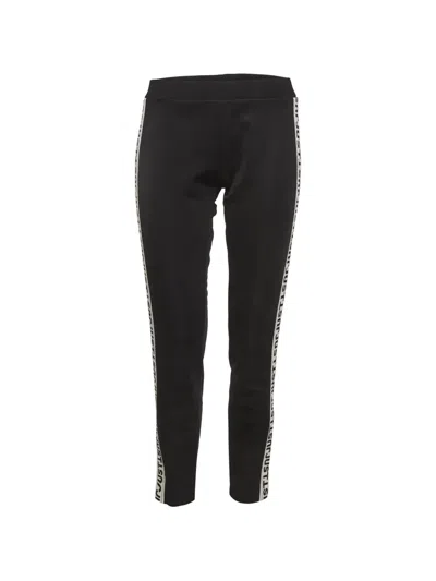 Pre-owned Just Cavalli Vintage Logo-tape Track Pants In Black