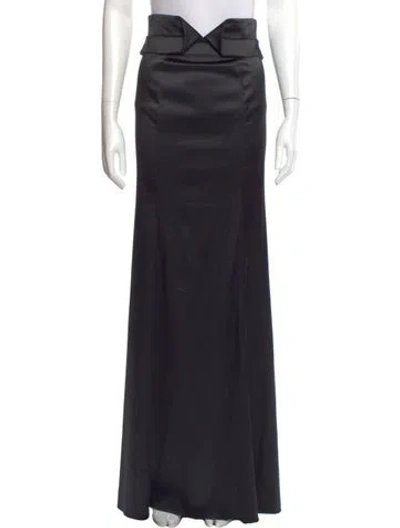 Pre-owned Just Cavalli Vintage Long Skirt In Black