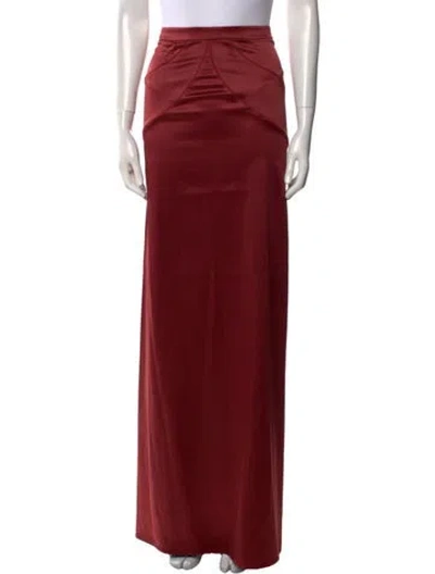 Pre-owned Just Cavalli Vintage Long Skirt In Red