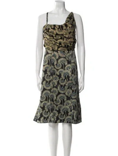 Pre-owned Just Cavalli Vintage Midi Length Dress In Multi