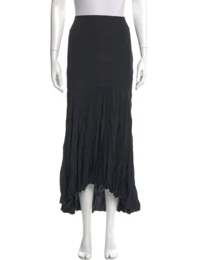 Pre-owned Just Cavalli Vintage Midi Length Skirt In Black