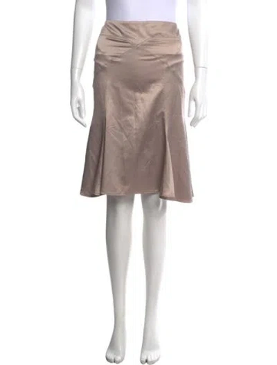 Pre-owned Just Cavalli Vintage Midi Length Skirt In Neutrals