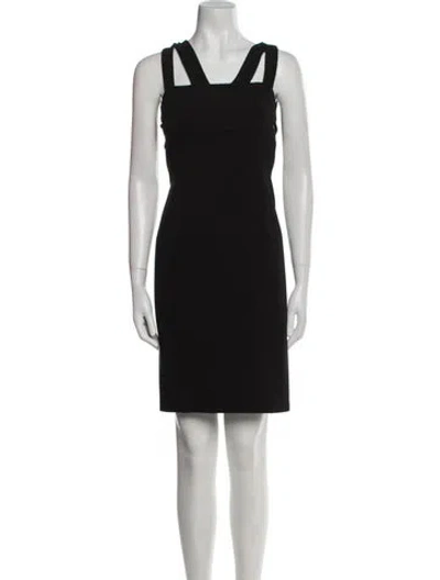 Pre-owned Just Cavalli Vintage Mini Dress In Black