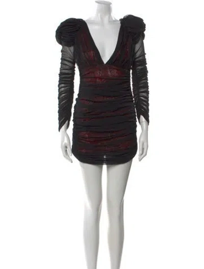 Pre-owned Just Cavalli Vintage Mini Dress In Black