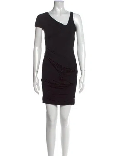 Pre-owned Just Cavalli Vintage Mini Dress In Black