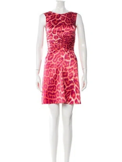 Pre-owned Just Cavalli Vintage Mini Dress In Pink