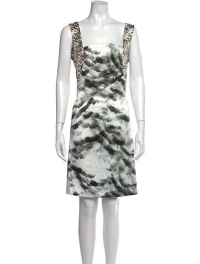 Pre-owned Just Cavalli Vintage Mini Dress In White