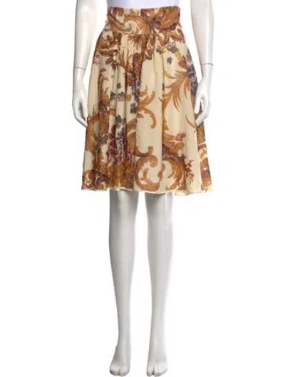 Pre-owned Just Cavalli Vintage Mini Skirt In Neutral
