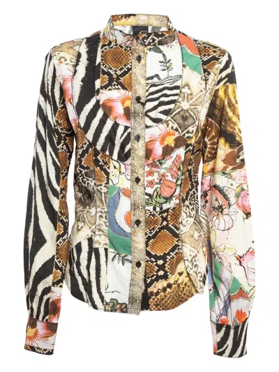 Pre-owned Just Cavalli Vintage Panelled Shirt
