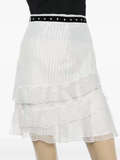 Pre-owned Just Cavalli Vintage  Ruffled Lace Skirt