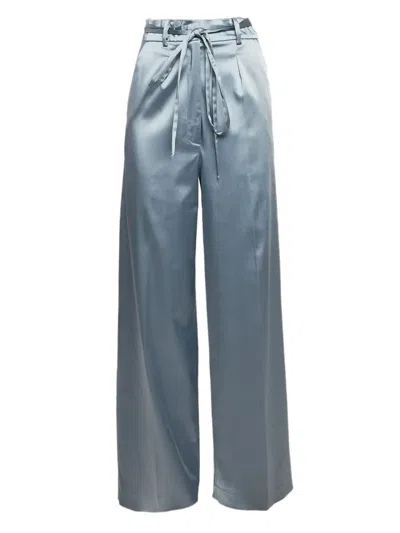 Pre-owned Just Cavalli Vintage Satin Belted Trousers